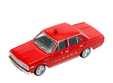 TOMYTEC "TOMICA LIMITED VINTAGE" 1/64 LV-96a Nissan Cedric Fire Command Vehicle (Oyama City Fire Department)