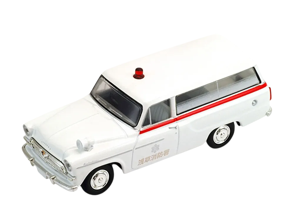 TOMYTEC "TOMICA LIMITED VINTAGE" 1/64 LV-91a Toyopet Master Line (Ambulance) - ¥