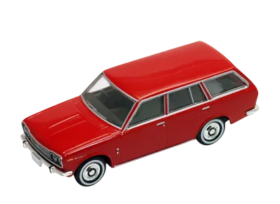 TOMYTEC "TOMICA LIMITED VINTAGE" 1/64 LV-81b Bluebird (Van Deluxe Red)