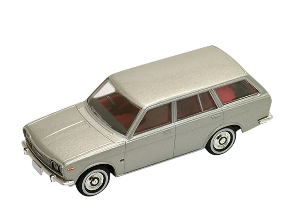 TOMYTEC "TOMICA LIMITED VINTAGE" 1/64 LV-81a Bluebird (Estate Wagon Silver) - ¥