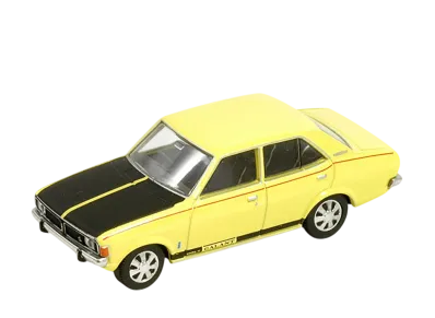 TOMYTEC "TOMICA LIMITED VINTAGE" 1/64 LV-45c Mitsubishi Colt Galant A II Gs (Yellow)