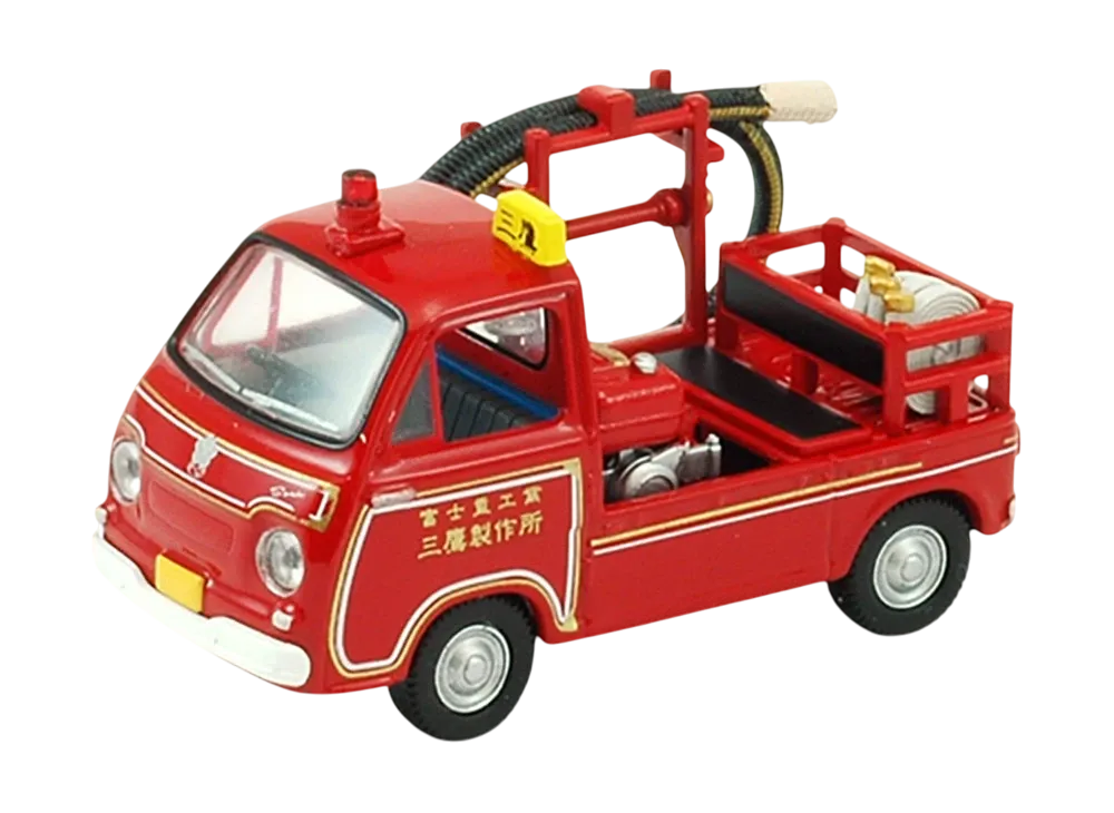 TOMYTEC "TOMICA LIMITED VINTAGE" 1/64 LV-68b Subaru Thumper Pump Fire Engine (Fuji Heavy Industries Mitaka Manufacturing)