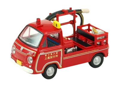TOMYTEC "TOMICA LIMITED VINTAGE" 1/64 LV-68b Subaru Thumper Pump Fire Engine (Fuji Heavy Industries Mitaka Manufacturing)