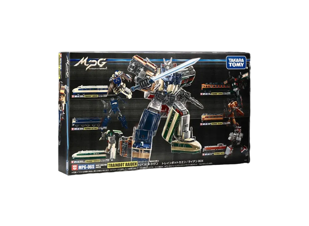 TAKARA TOMY "TRANSFORMERS MPG" -Transformers Series- MPG-06S Trainbot Kaen/Leiden box set
