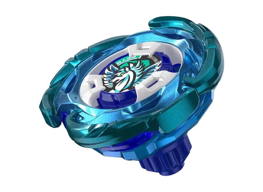 TAKARA TOMY "BEYBLADE X" BX-00 AEROPEGASUS 3-70A DOUBLE METAL COAT: BLUE X GREEN App / Event Exclusive
