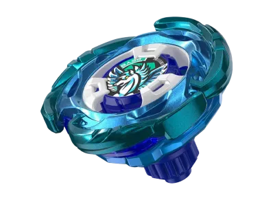 TAKARA TOMY "BEYBLADE X" BX-00 AEROPEGASUS 3-70A DOUBLE METAL COAT: BLUE X GREEN App / Event Exclusive