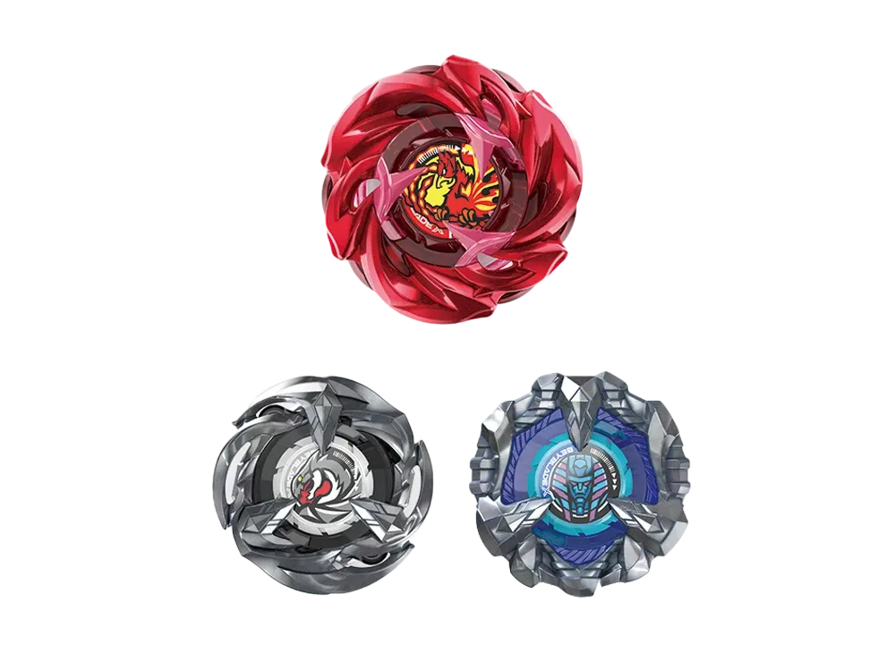 TAKARA TOMY "BEYBLADE X" UX-07 PHOENIXRUDDER DECK SET