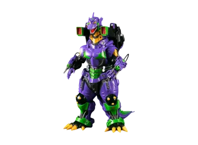 XPLUS "Toho Daikaiju series" -Godzilla vs. Evangelion- Type 3 Kiryu (2002) Heavily armed type Eva Unit 01 color