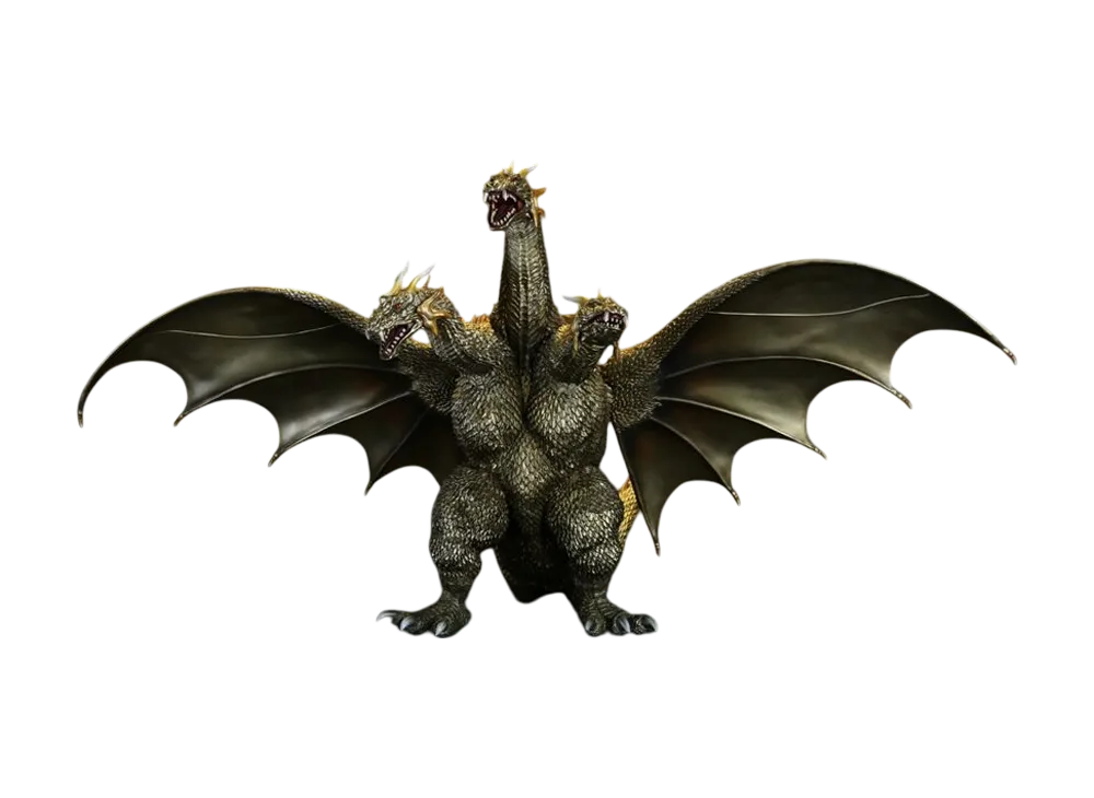 XPLUS "Toho Daikaiju series" -Godzilla, Mothra and King Ghidorah: Giant Monsters All-Out Attack- King Ghidorah (2001) Fierce Battle Color Ver.