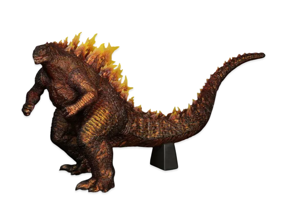 XPLUS "Gigantic series" -Godzilla: King of the Monsters- Burning Godzilla (2019) Clear Ver.