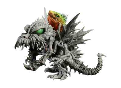 XPLUS "DefoReal" -Godzilla vs Digimon COLOR- SkullGreymon: "G" Invasion Mode