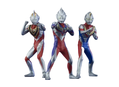 XPLUS "Daikaiju series" -Heisei trilogy- ULTRA NEW GENERATION TDG (Tiga Dyna Gaia) set