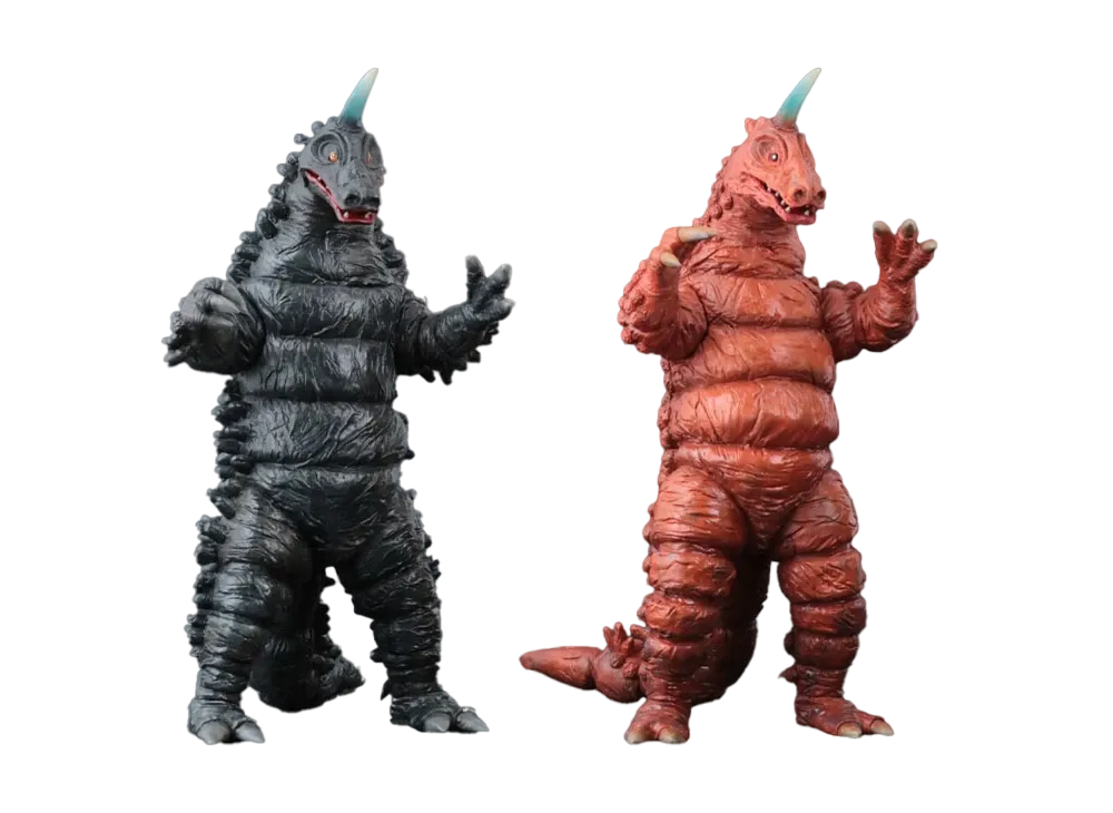 XPLUS "Daikaiju series" -Ultraman Leo- Black Giras & Red Giras