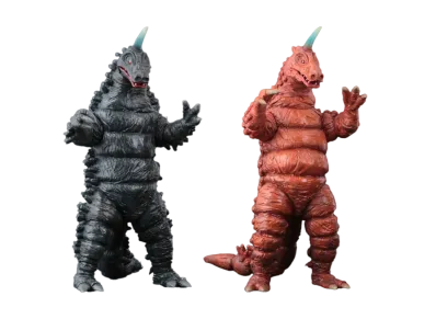 XPLUS "Daikaiju series" -Ultraman Leo- Black Giras & Red Giras