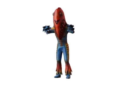 XPLUS "Daikaiju series" -Ultraman Ace- Alien Metron Jr. Luminous Ver.