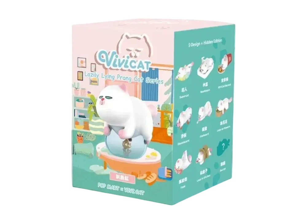 POP MART VIVICAT Lazily Lying Prong Cat Series [Piece]