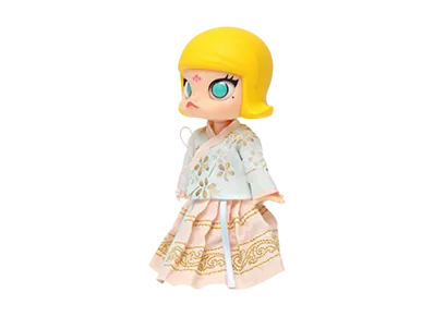 POP MART "BJD" MOLLY Chinese style pink skirt