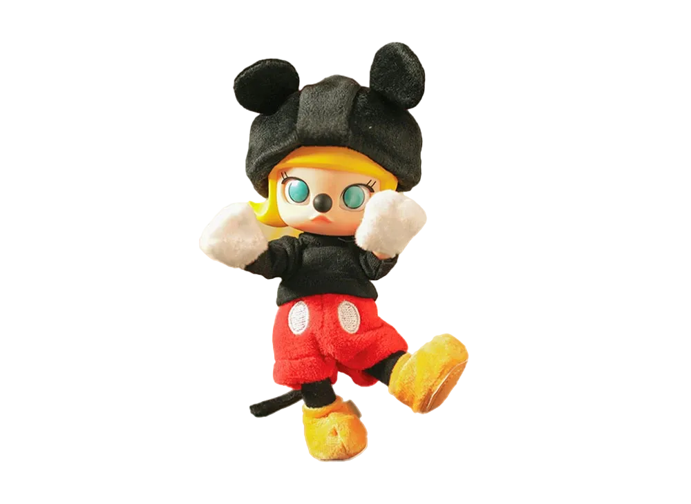 POP MART "BJD" MOLLY DISNEY Mickey Costume