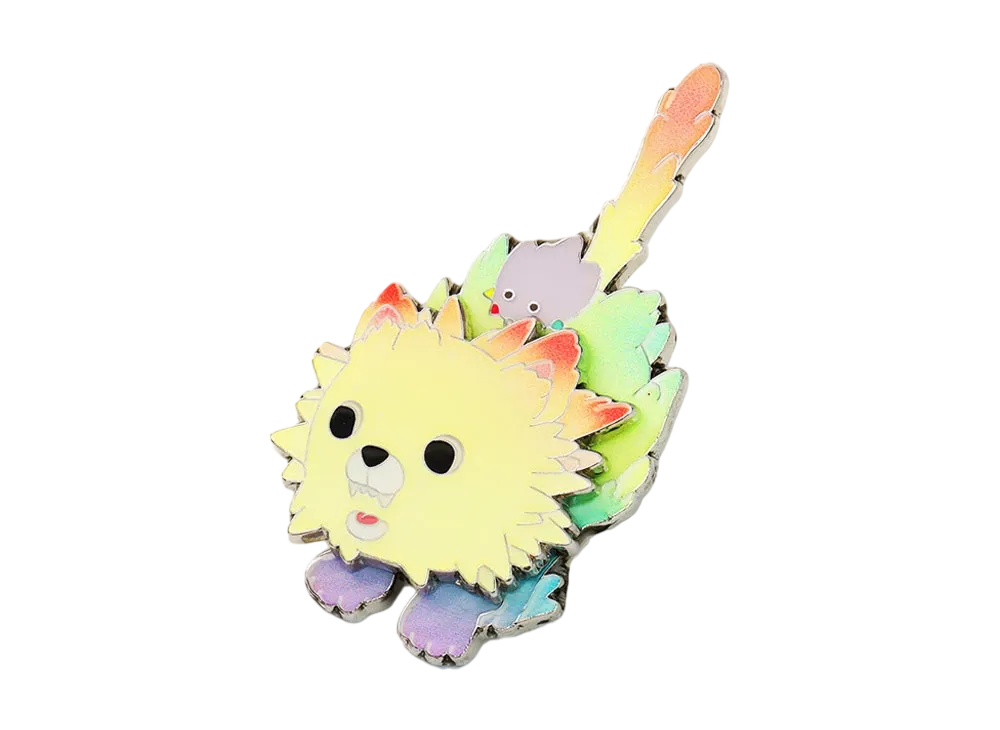 POP MART INSTINCTOY x POP MART SHOCK Movable pin badge (CURIO)