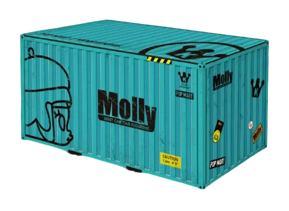 POP MART "Figurine" MOLLY Magic Mint Car Big Size