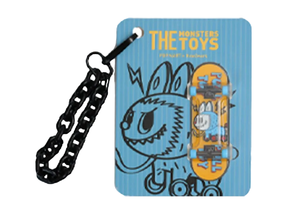 POP MART LABUBU The Monsters Finger Skateboard Badge