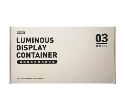 POP MART POP MART Luminous Container Box White
