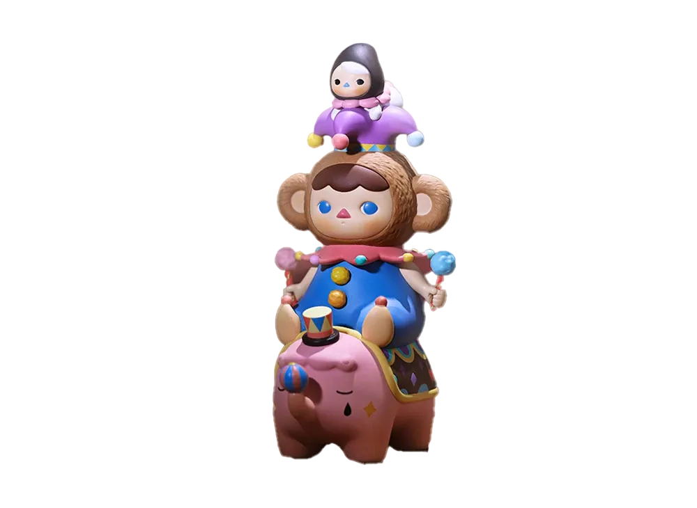 POP MART "Figurine" PUCKY Circus Acrobatic Baby Big Size