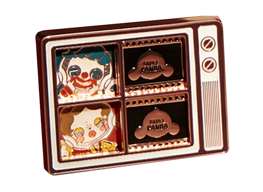 POP MART SKULLPANDA Action! Cut! Pin Badge