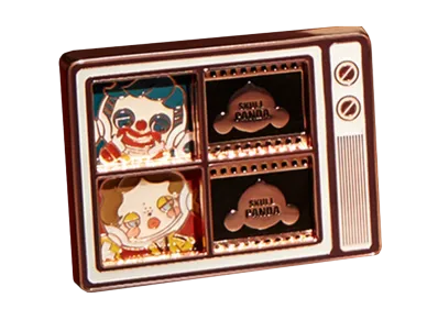 POP MART SKULLPANDA Action! Cut! Pin Badge