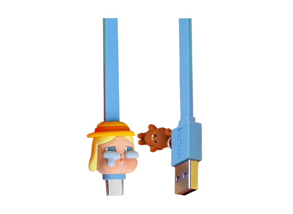 POP MART Crybaby Jungle Adventure Bear TYPE-C Cable