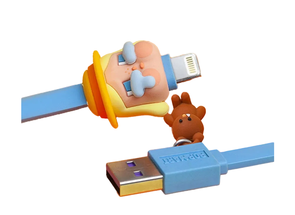 POP MART Crybaby Jungle Adventure Bear Lightning Cable