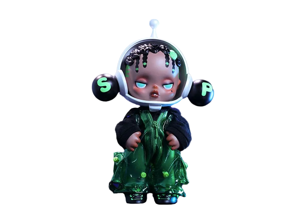 POP MART "Figurine" SKULLPANDA OOTD Green Field Big Size