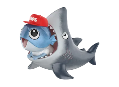 POP MART "Figurine" JAWS x THE BIGGIE FISH Big size
