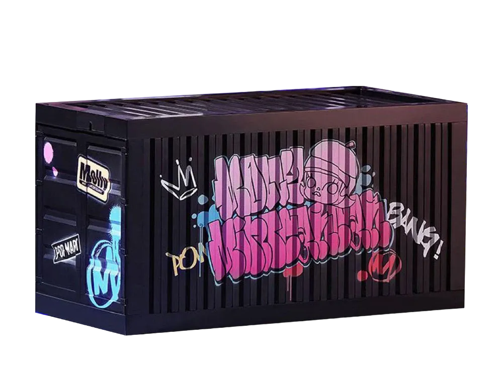 POP MART MOLLY CAR CAR Luminous Container Box