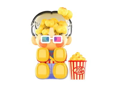 POP MART "Figurine" PINO JELLY Super Movie Fan Big Size