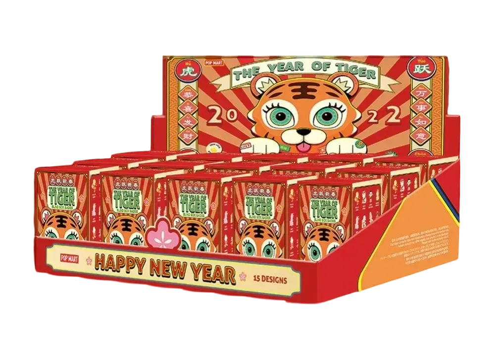 POP MART THE YEAR OF TIGER Series Pin Badge [Assortment Box]
