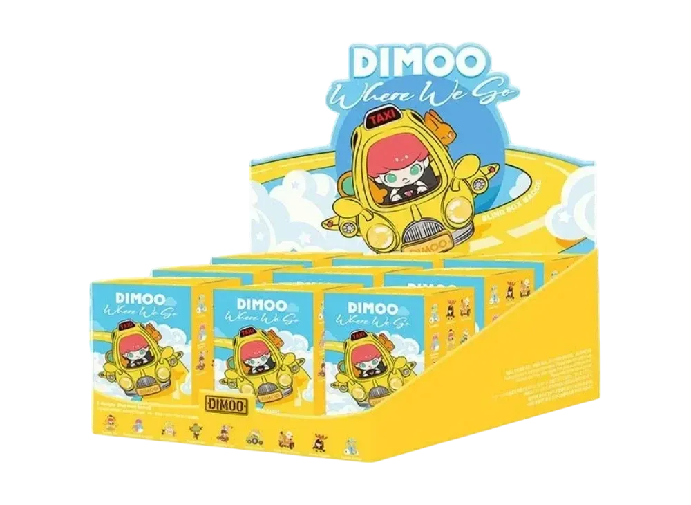 POP MART DIMOO Where We Go Series Pin Badge [Assortment Box]