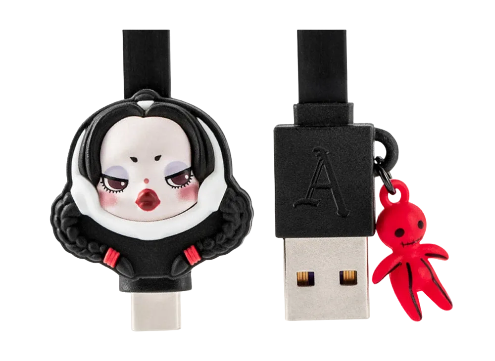 POP MART SKULLPANDA x THE ADDAMS FAMILY Series TYPE-C Cable