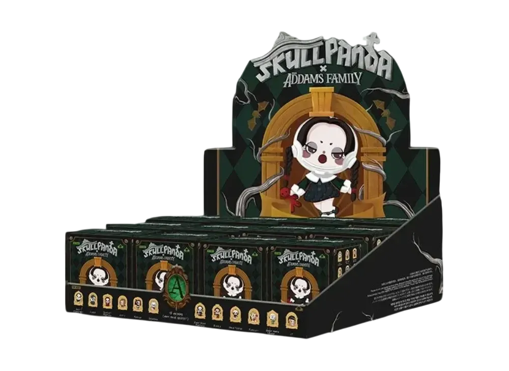 POP MART SKULLPANDA x THE ADDAMS FAMILY Series Pin Badge [Assortment Box]