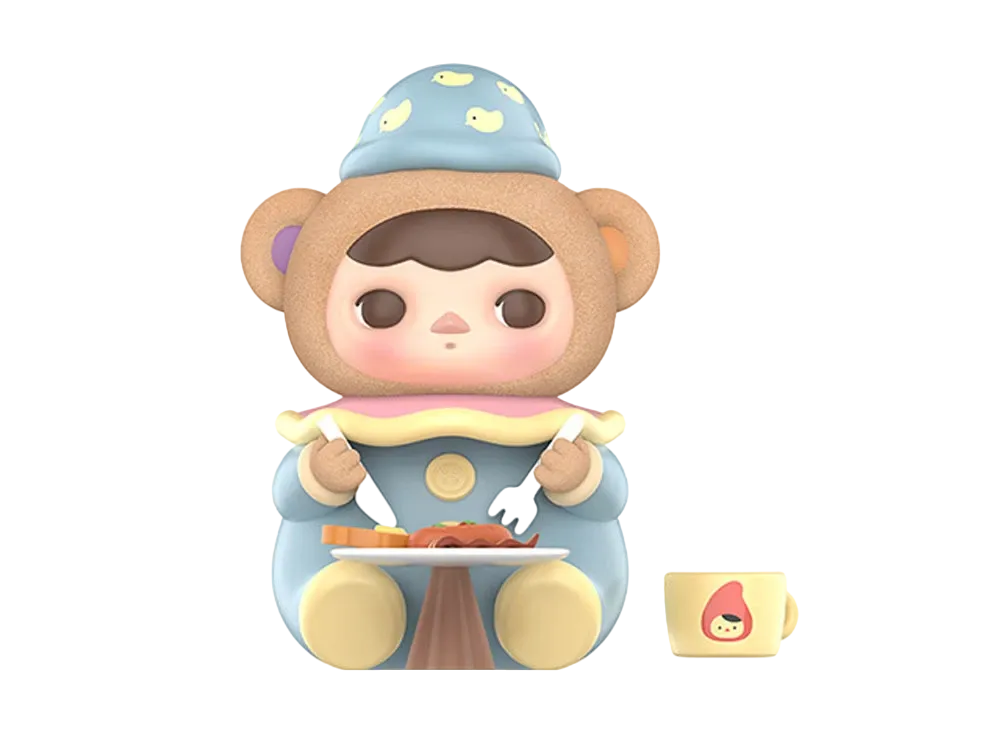 POP MART "Figurine" PUCKY All Day Breakfast Bear Baby Big Size