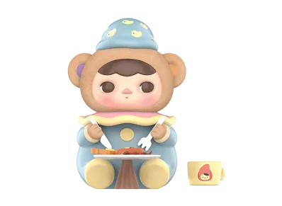 POP MART "Figurine" PUCKY All Day Breakfast Bear Baby Big Size