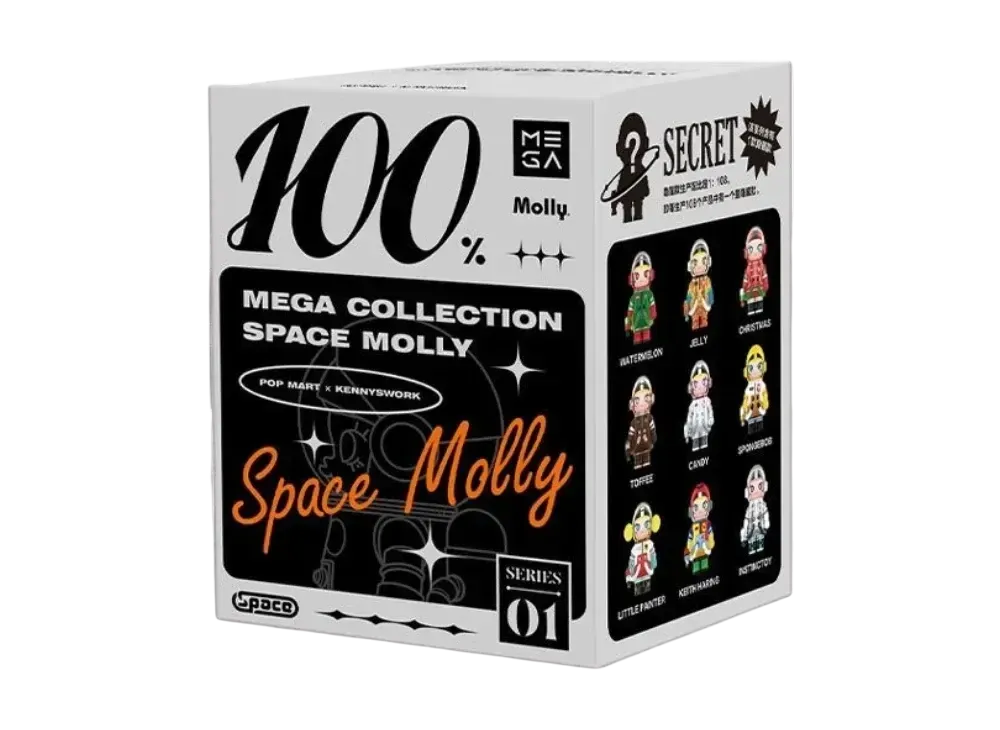 POP MART "MEGA COLLECTIONS" 100% SPACE MOLLY Series 1 [piece]