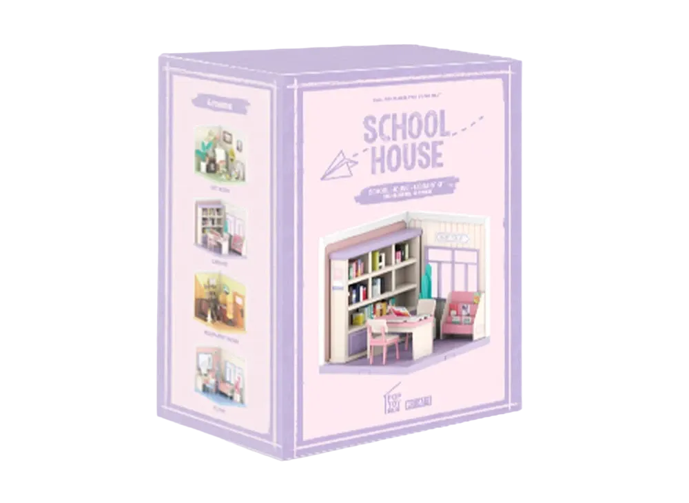 POP MART school house library