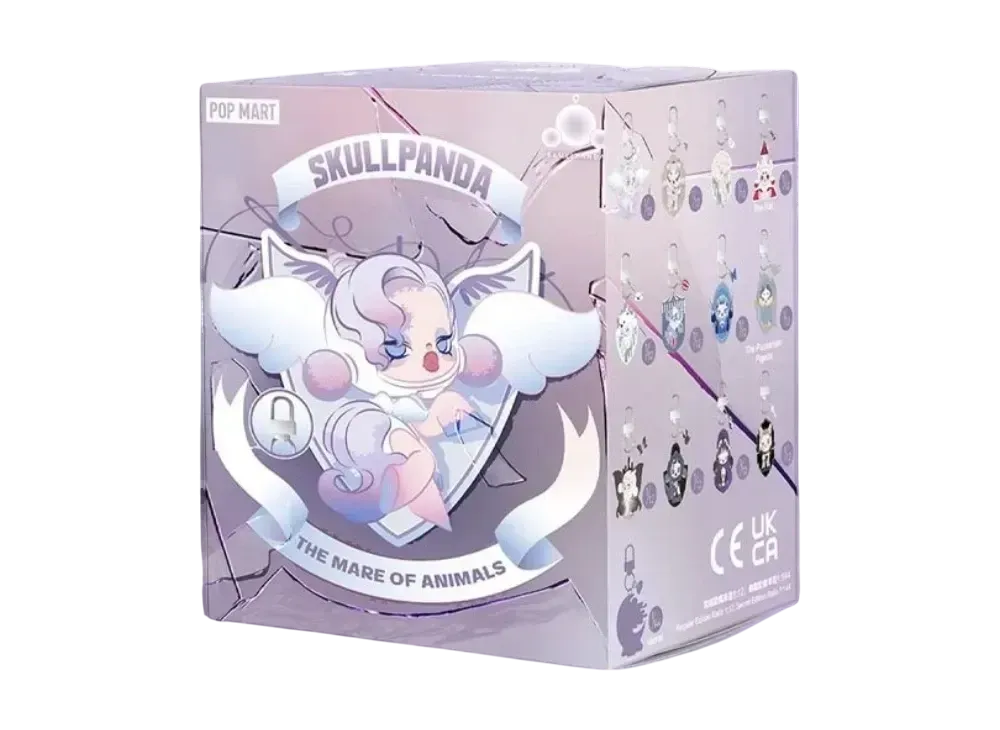 POP MART SKULLPANDA The Mare of Animals Series Keychain [Piece]