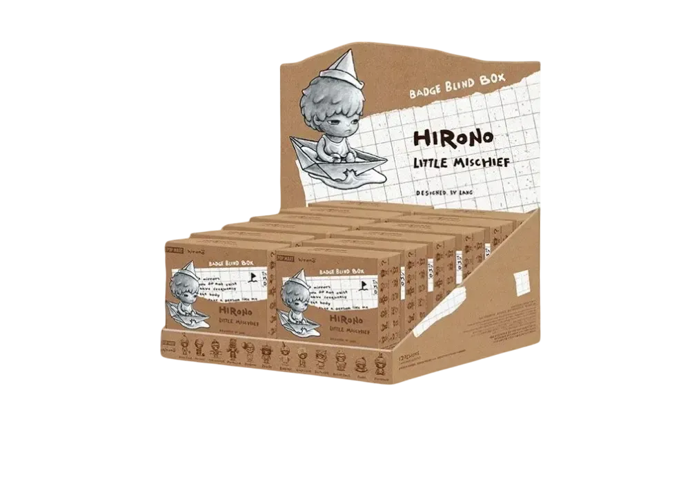 POP MART HIRONO Mischievous Series Pin Badge [Assortment Box]