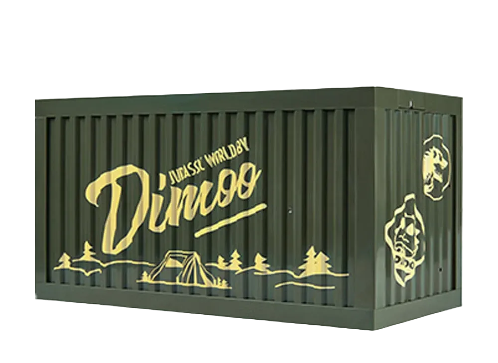 POP MART DIMOO Jurassic World Luminous Display Container