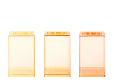 POP MART POP Single Acrylic Display Box 3 Pieces SUNSET YELLOW
