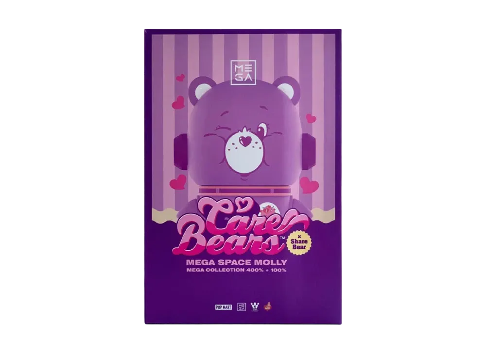POP MART "MEGA COLLECTIONS" 400%+100% SPACE MOLLY x Share Bear
