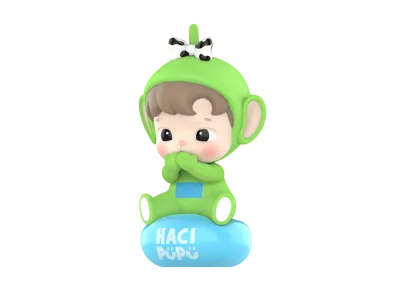 POP MART "Figurine" HACIPUPU x Teletubbies Dipsy Big Size