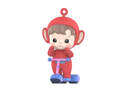 POP MART "Figurine" HACIPUPU x Teletubbies Poe Big Size